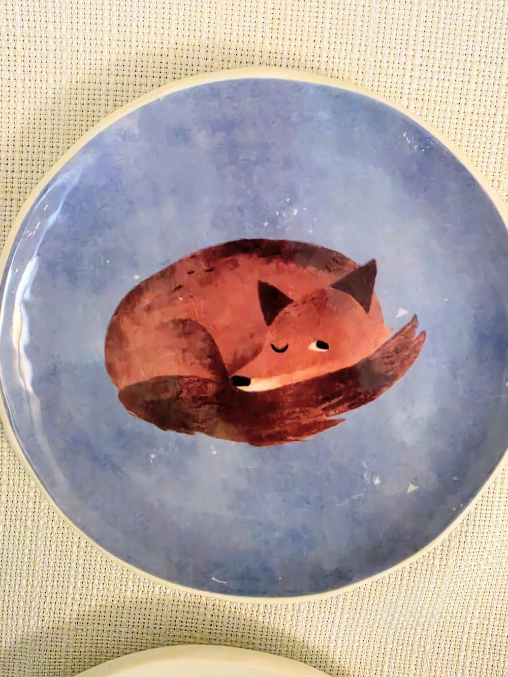 Winter Appetizer Plates Wall Decor Fox Penguin Bear Reindeer Cocktail